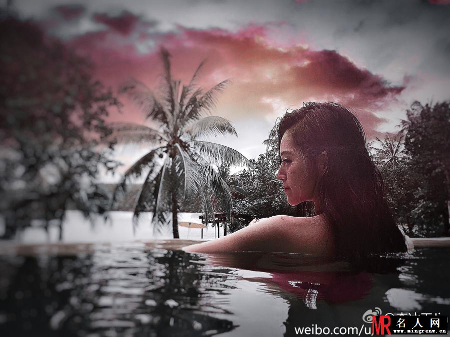 韩庚恋情曝光 李冰玉性感生活照(1)