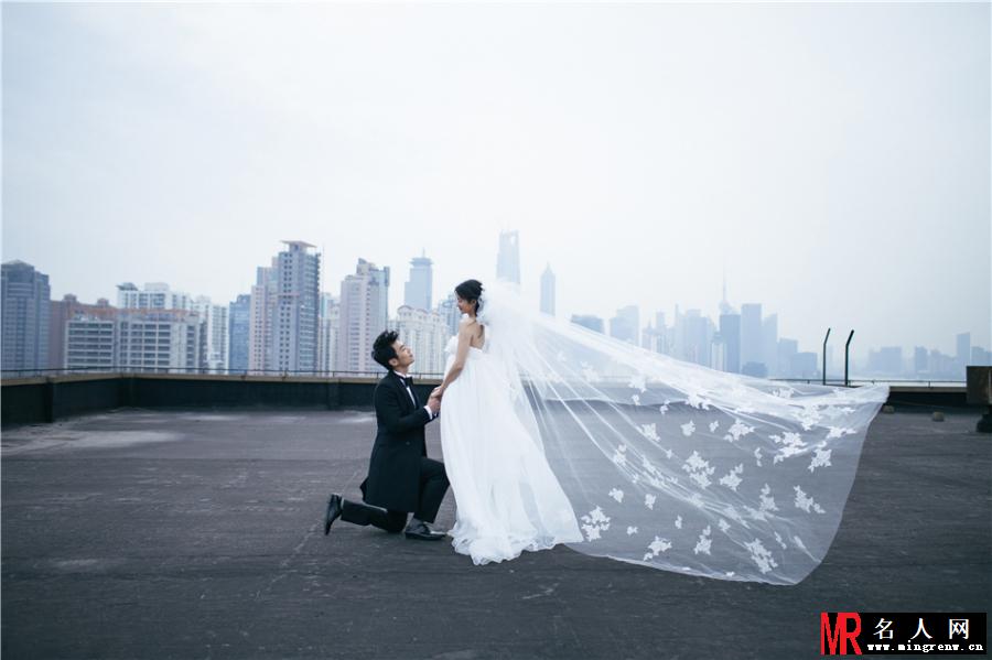 朱亚文沈佳妮婚纱照曝光 柔情甜蜜清新(1)
