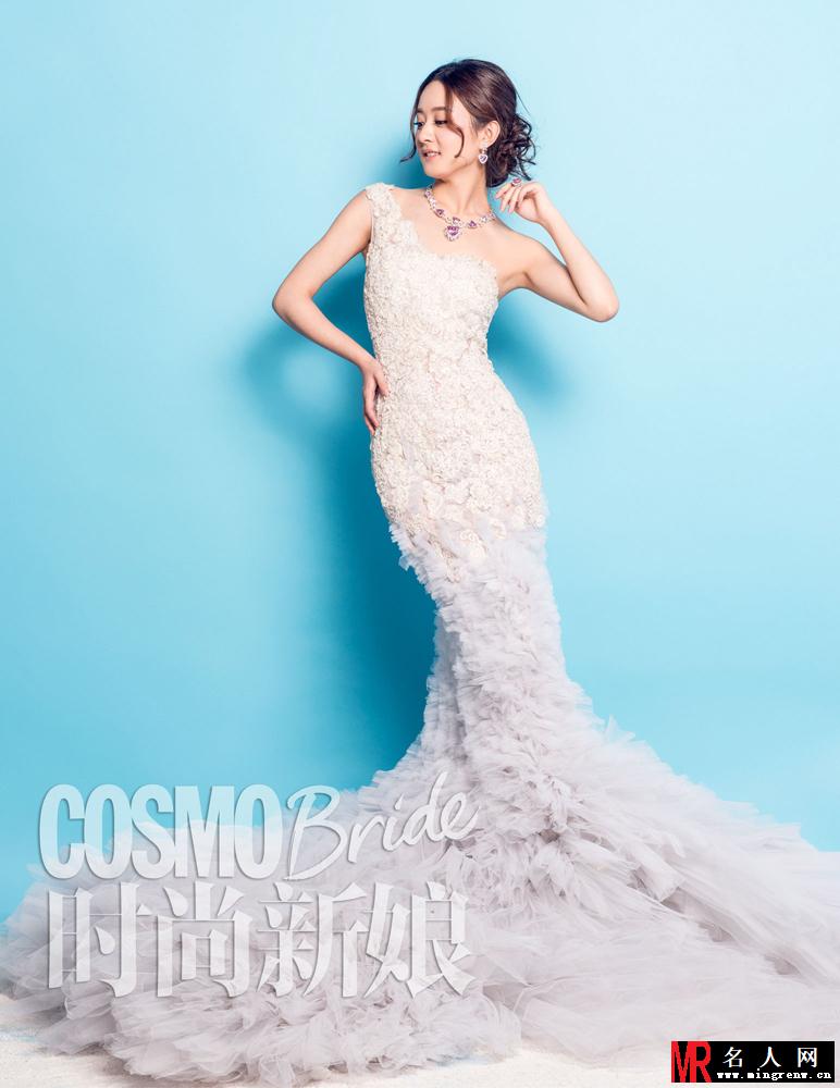 赵丽颖曝甜美婚纱写真 网友惊呼最美新娘(1)