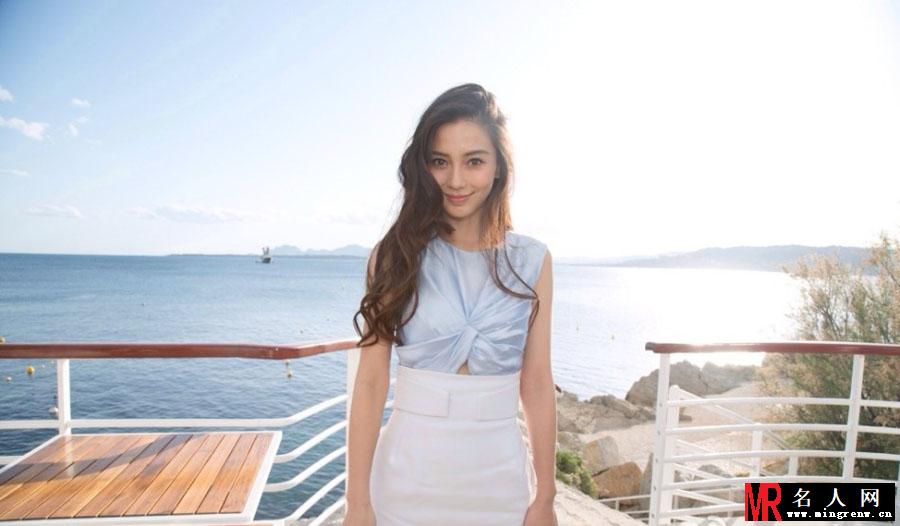 Angelababy微博秀美照 恋情甜蜜展笑颜(1)