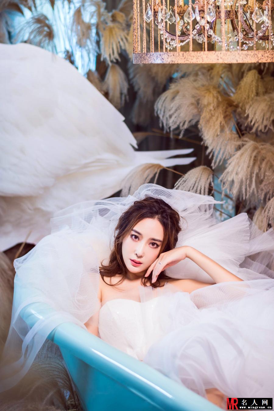 杜若溪天鹅湖大片 简直美若天仙！(1)