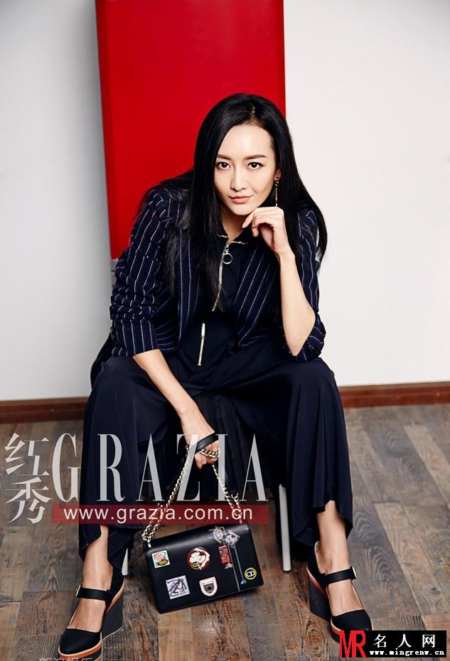 王鸥时尚大片 干练随性魅惑十足(1)