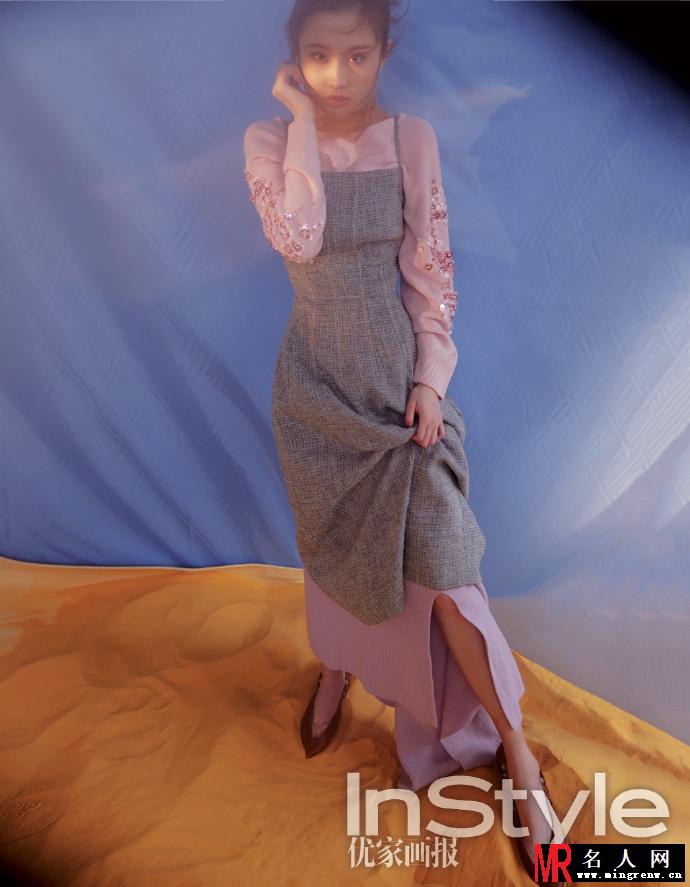 张慧雯最新写真曝光 粉衣在身灵动如仙女(1)