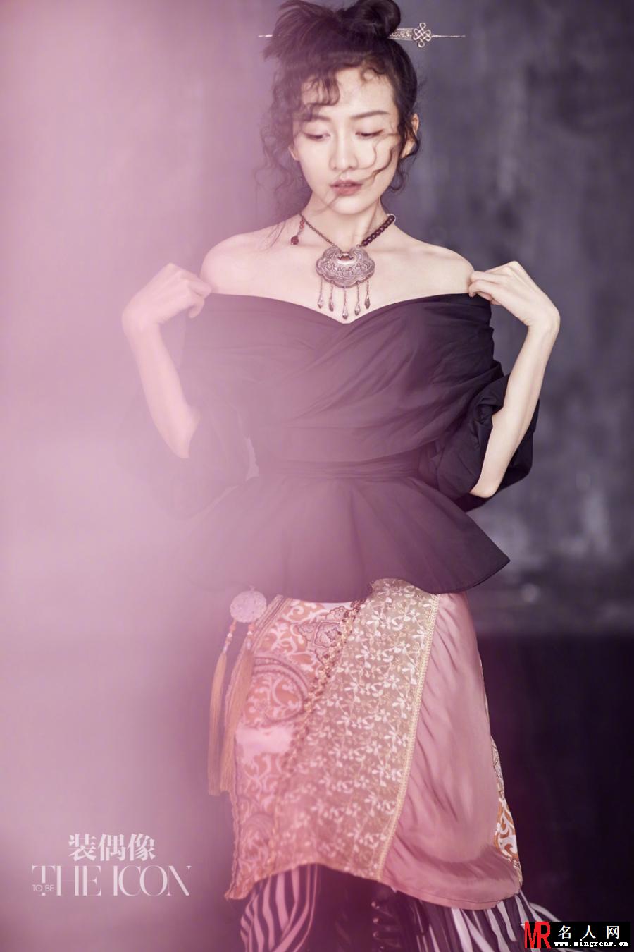 王鸥拍摄时尚大片 性感妩媚婀娜多姿(1)