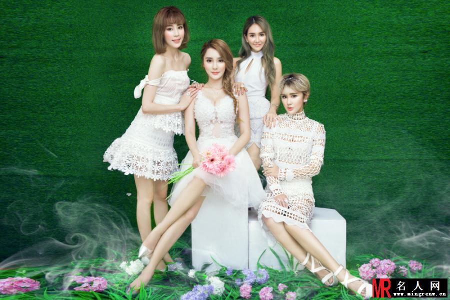 内地女团Ume Band纯白写真(1)