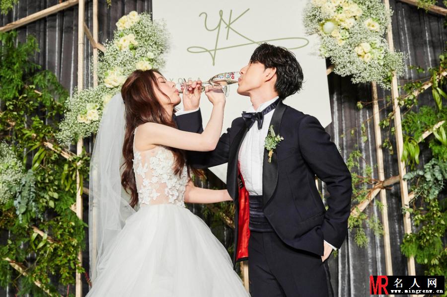 林宥嘉与丁文琪举办婚宴 加杯酒幸福对饮(1)