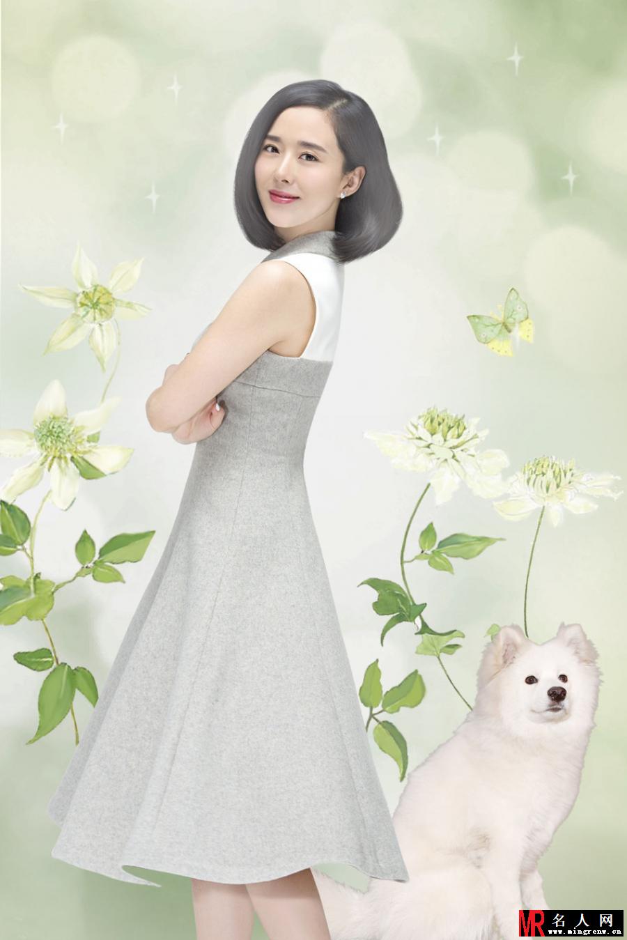 颜丹晨曝新写真 淡雅宛如画中仙子(1)