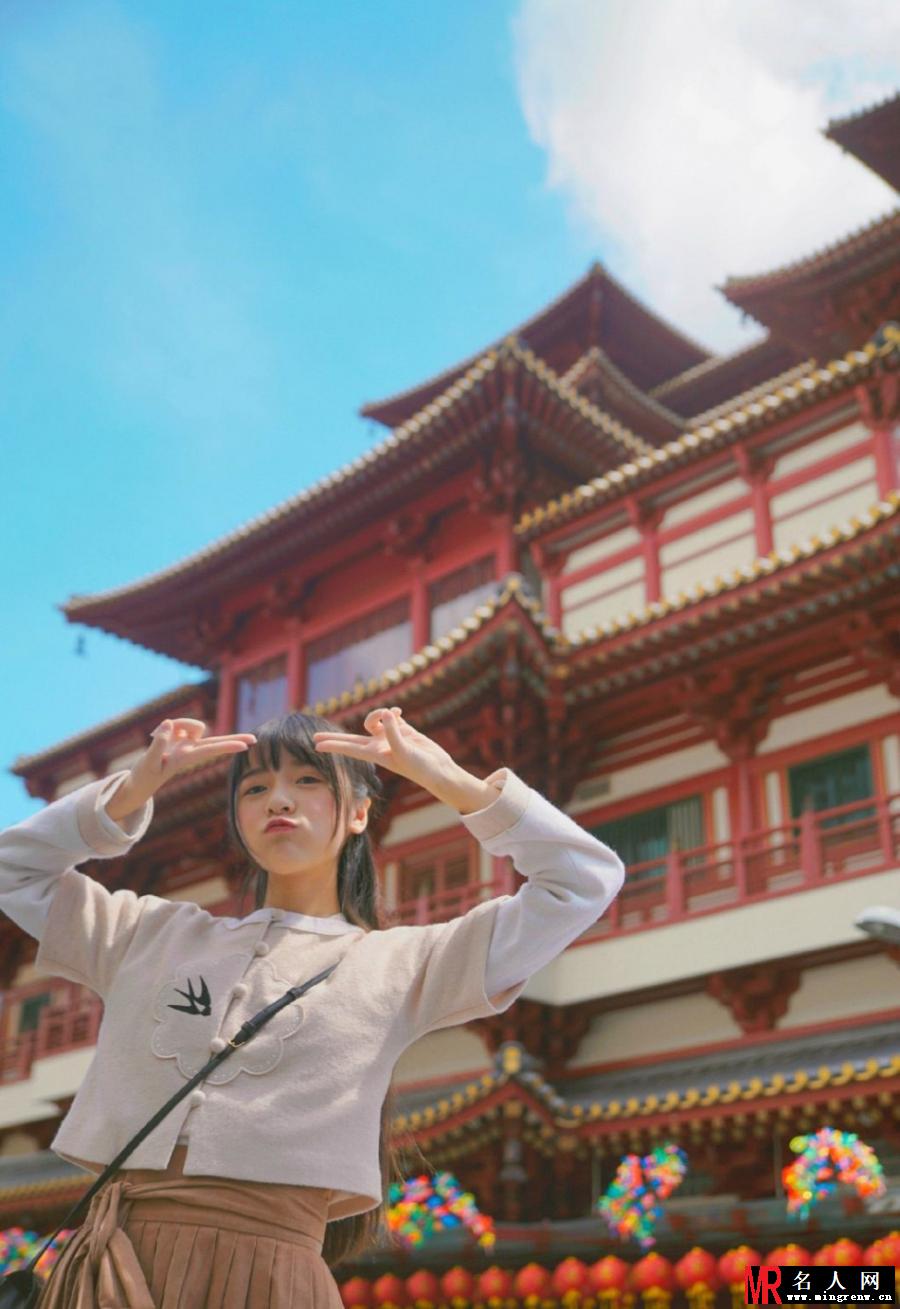 徐娇汉服元素写真 化身元气少女(1)