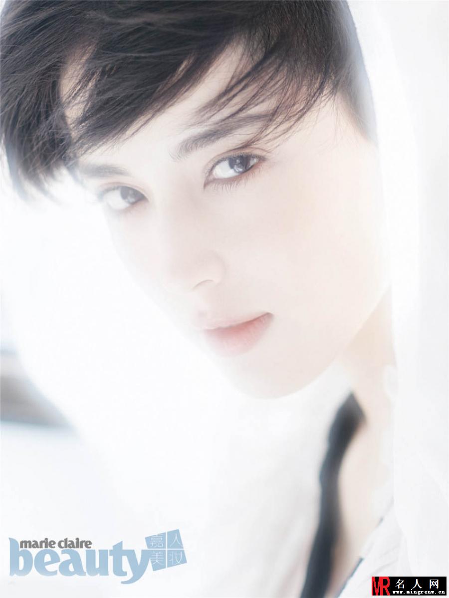 古力娜扎短发造型写真 你怎么这么美(1)