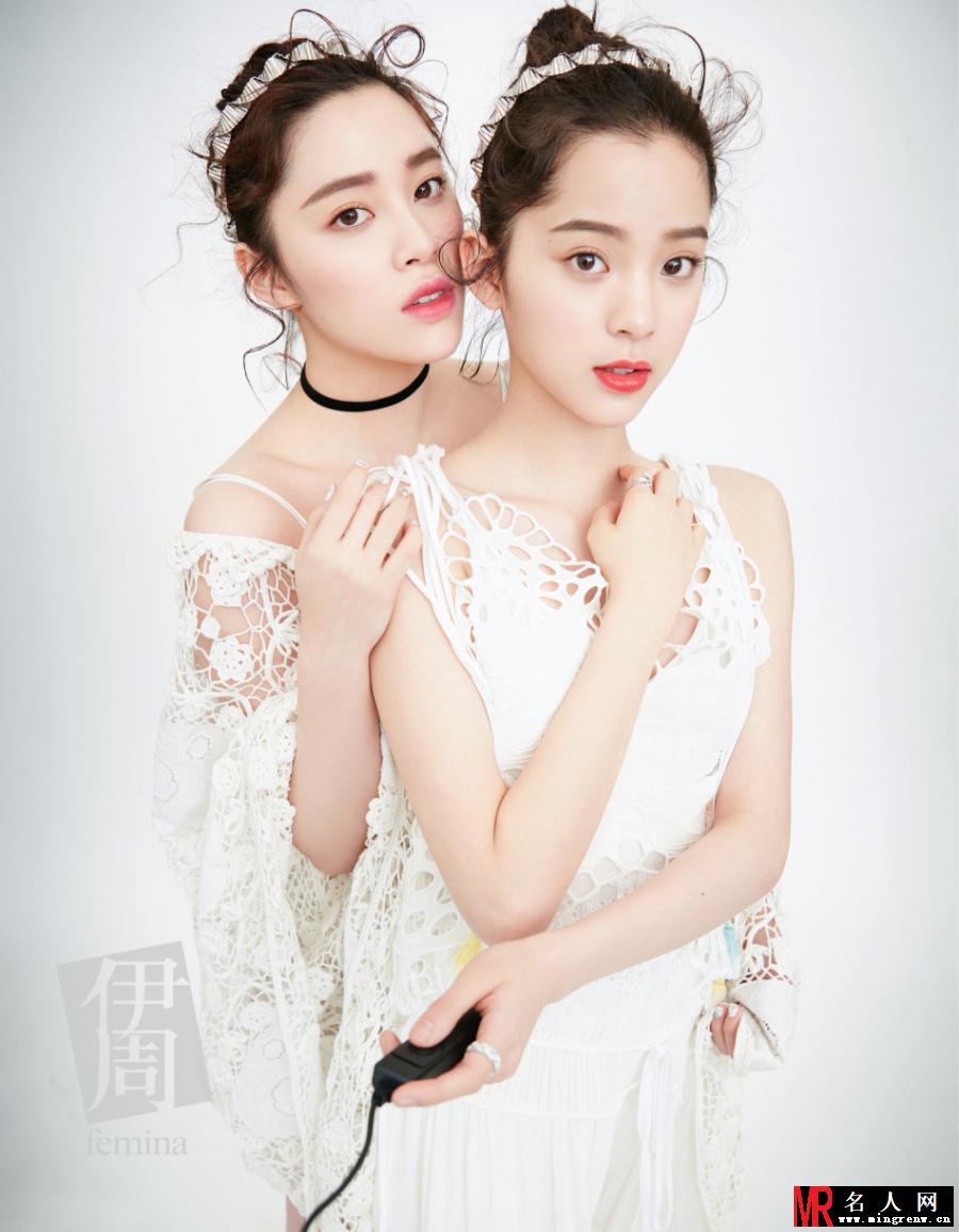 欧阳娜娜姐妹合体大片 青春靓丽三倍量(1)