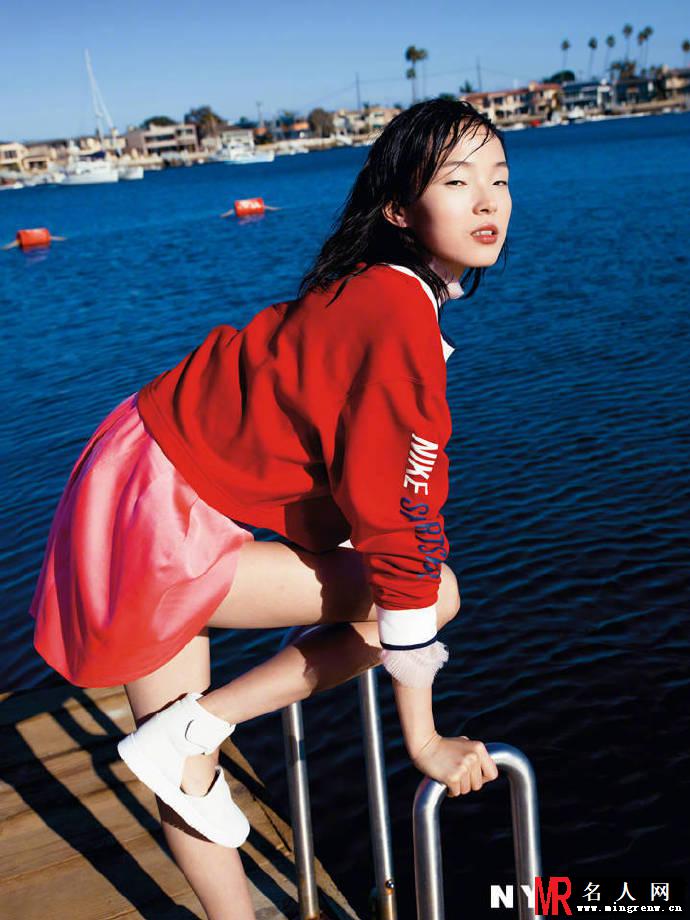 雎晓雯时尚大片曝光 活力少女演绎鬼马精灵(1)