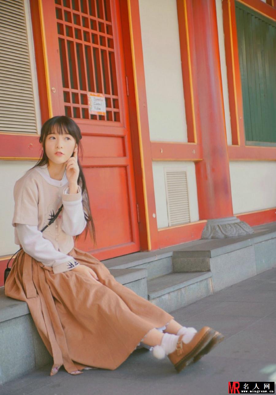 徐娇汉服元素写真 化身元气少女(1)