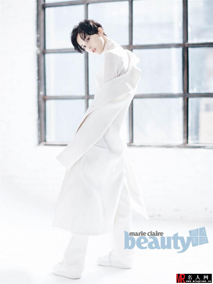 古力娜扎短发造型写真 你怎么这么美(1)