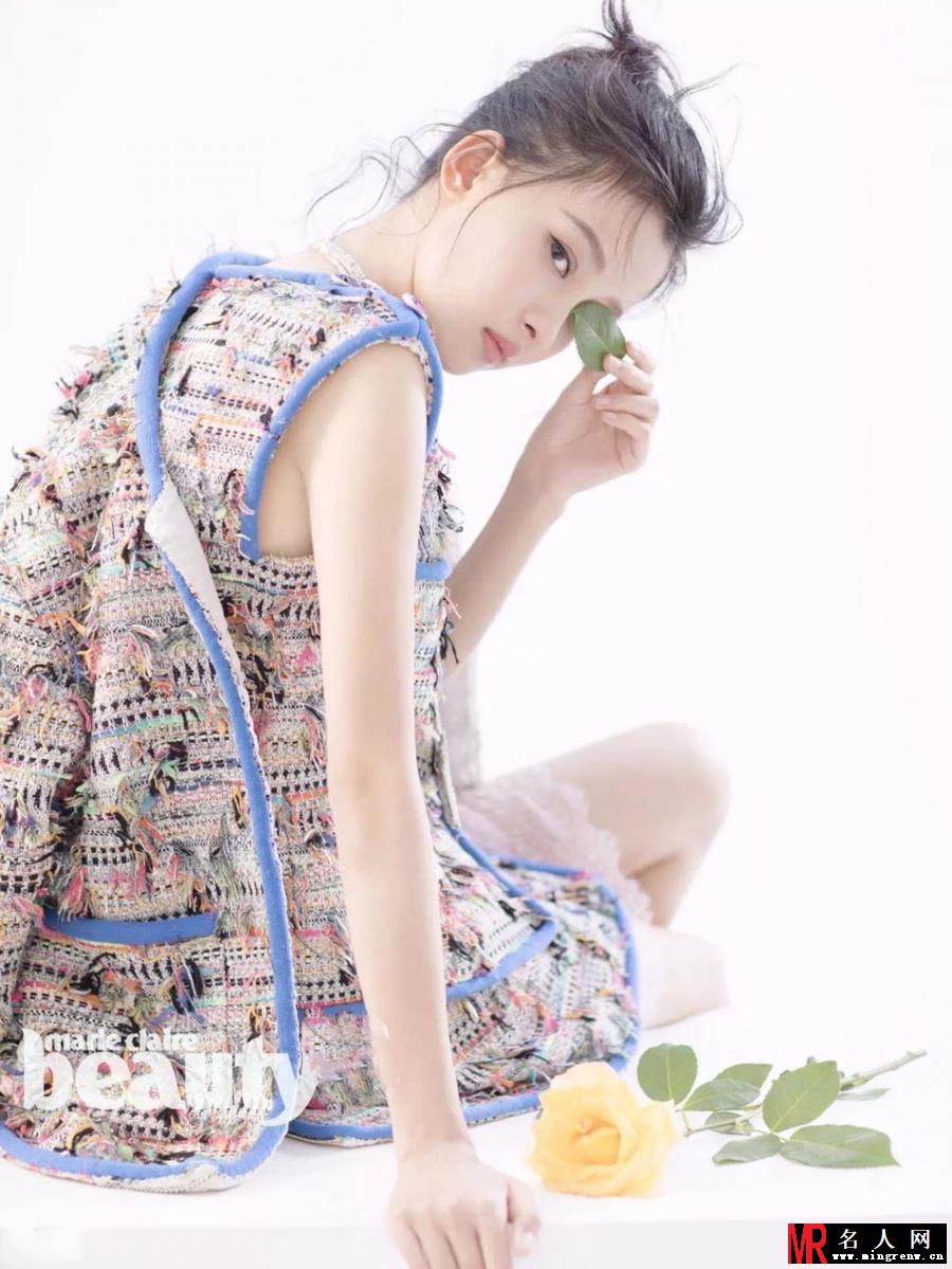 孙怡淡妆出镜 清新美丽似仙女(1)