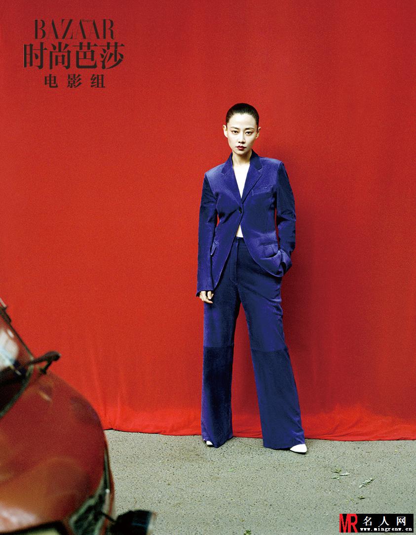 谭卓半剃高马尾发型惊艳 诠释《如梦之梦》硬核顾香兰(1)