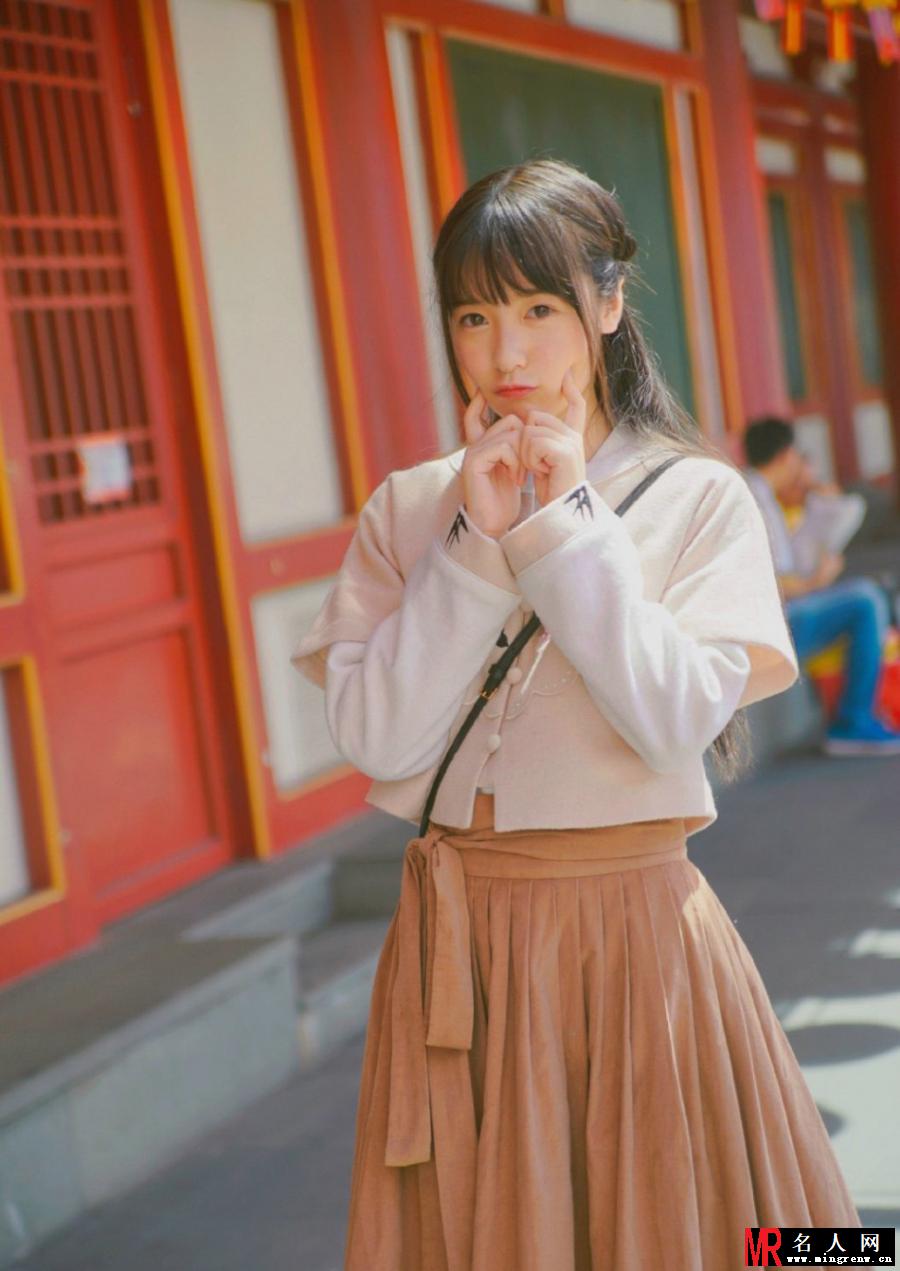 徐娇汉服元素写真 化身元气少女(1)