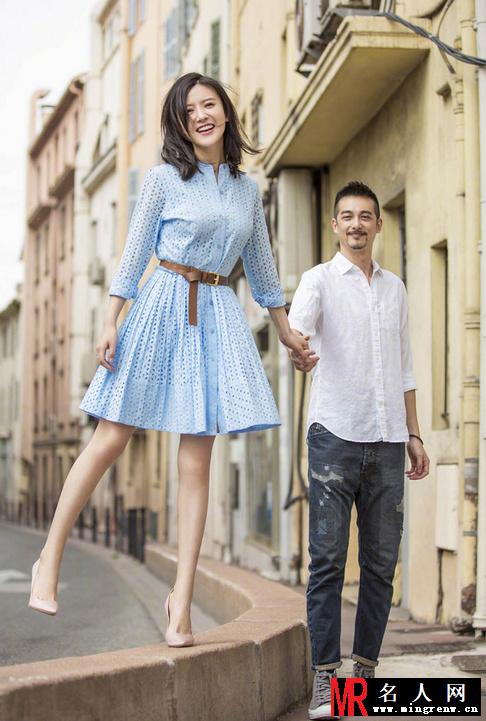 杨子姗吴中天生活照 牵手拥抱甜蜜无比(1)