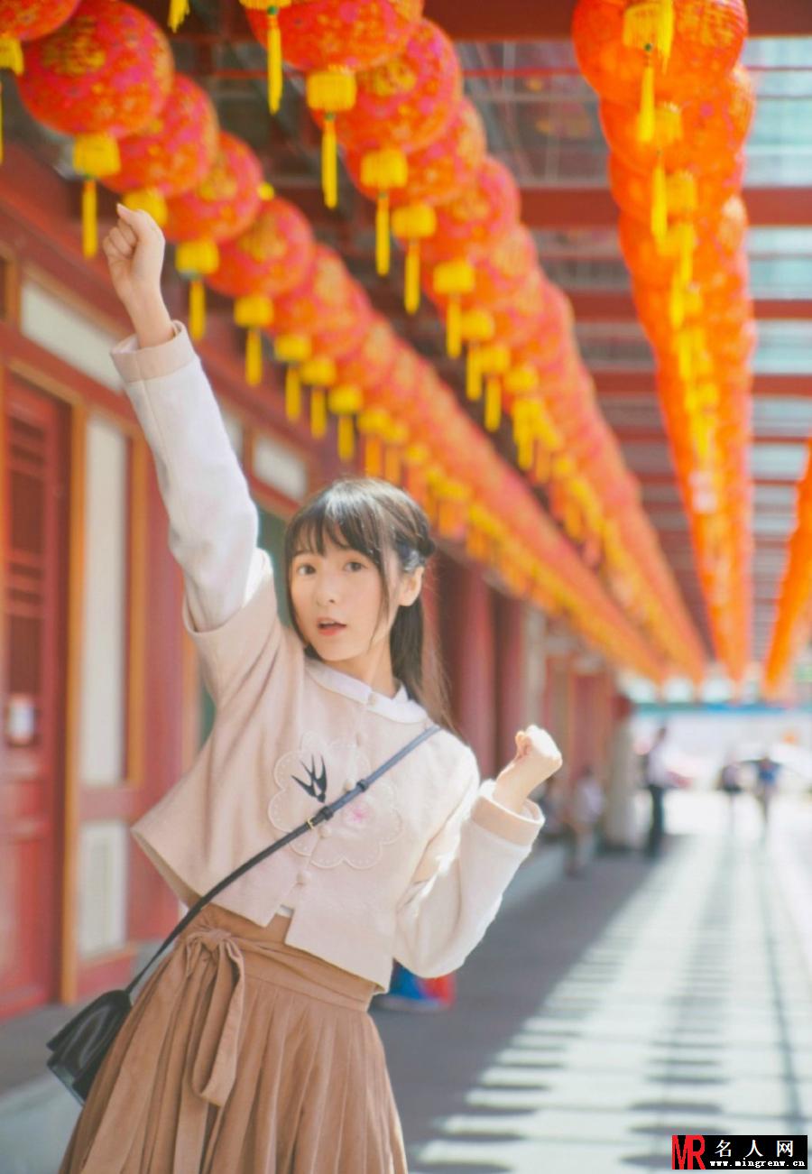 徐娇汉服元素写真 化身元气少女(1)
