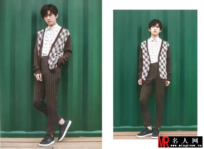 易烊千玺最新写真曝光 眼神迷离侧颜精致(1)
