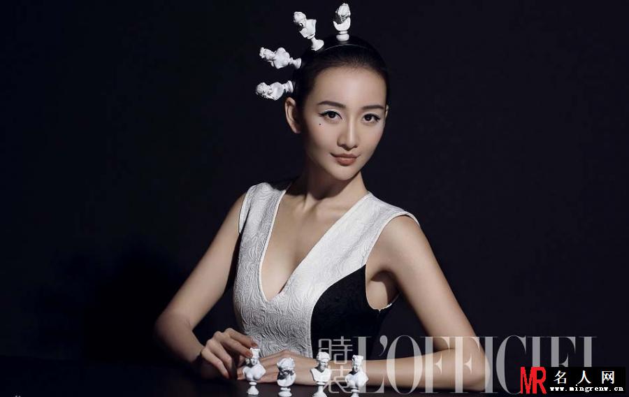 王鸥黑白美妆大片(1)
