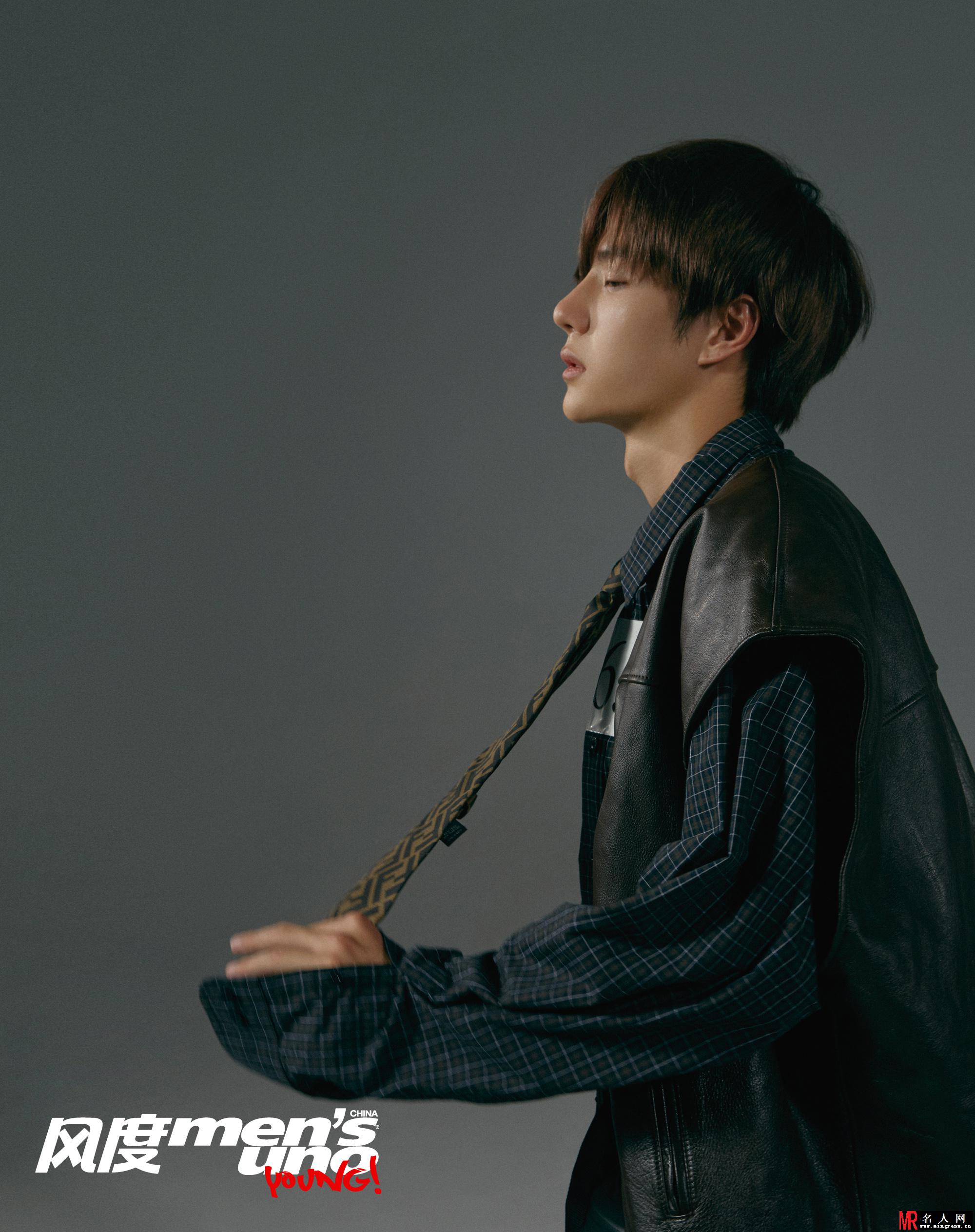 王一博登《风度men’s uno young》金九封面(1)