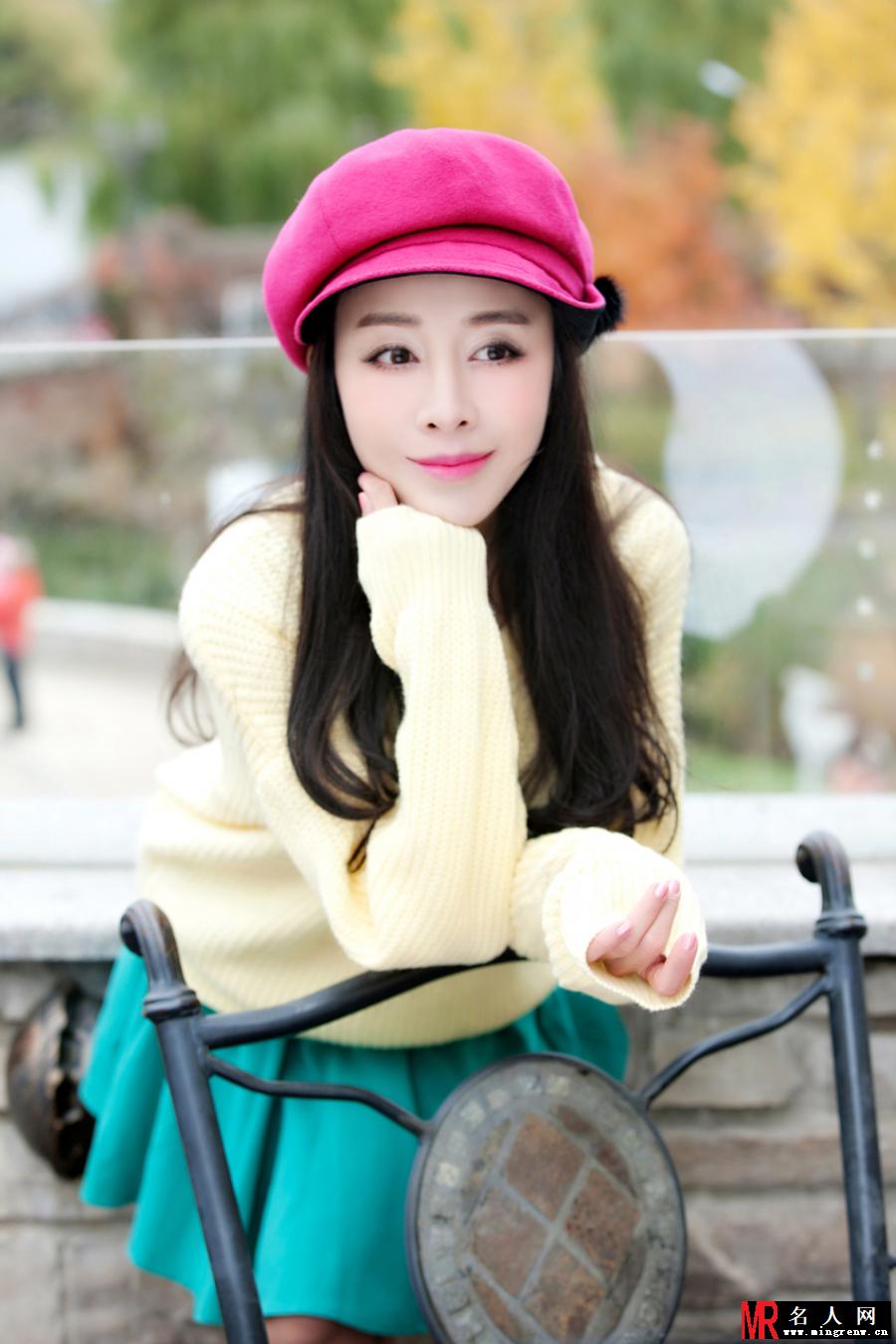 贾媛媛早春写真 灵动粉嫩甜美可人(1)