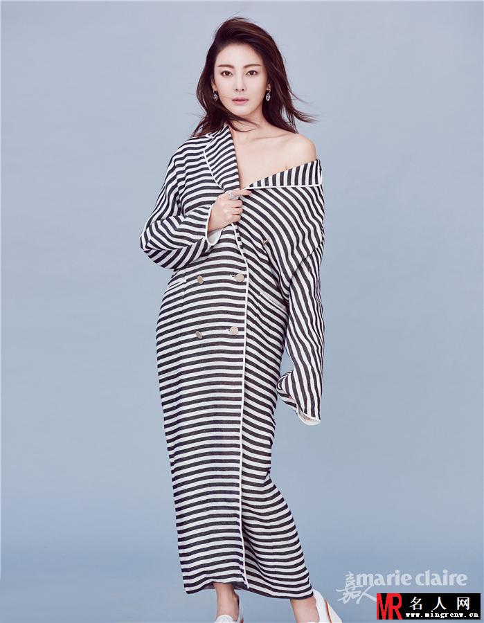 张雨绮封面写真 低调裸妆率性洒脱(1)