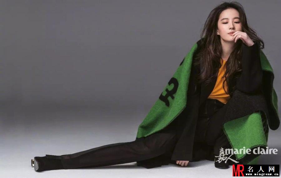 刘亦菲时尚登封面 明艳优雅女神范十足(1)