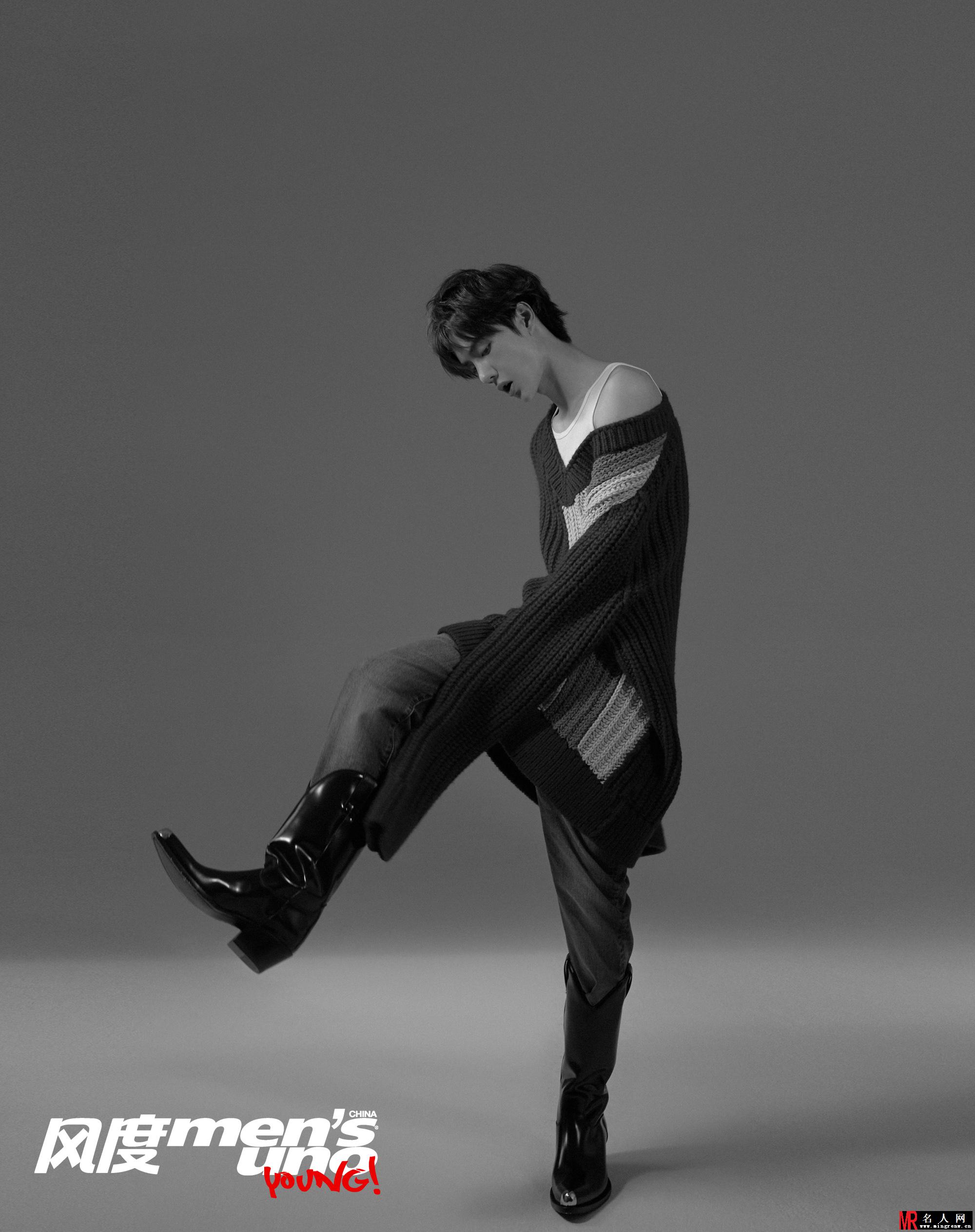 王一博登《风度men’s uno young》金九封面(1)