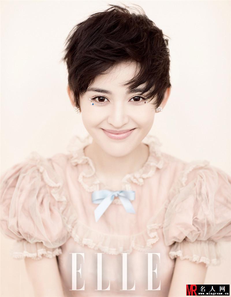 古力娜扎《ELLE》三月刊写真(1)