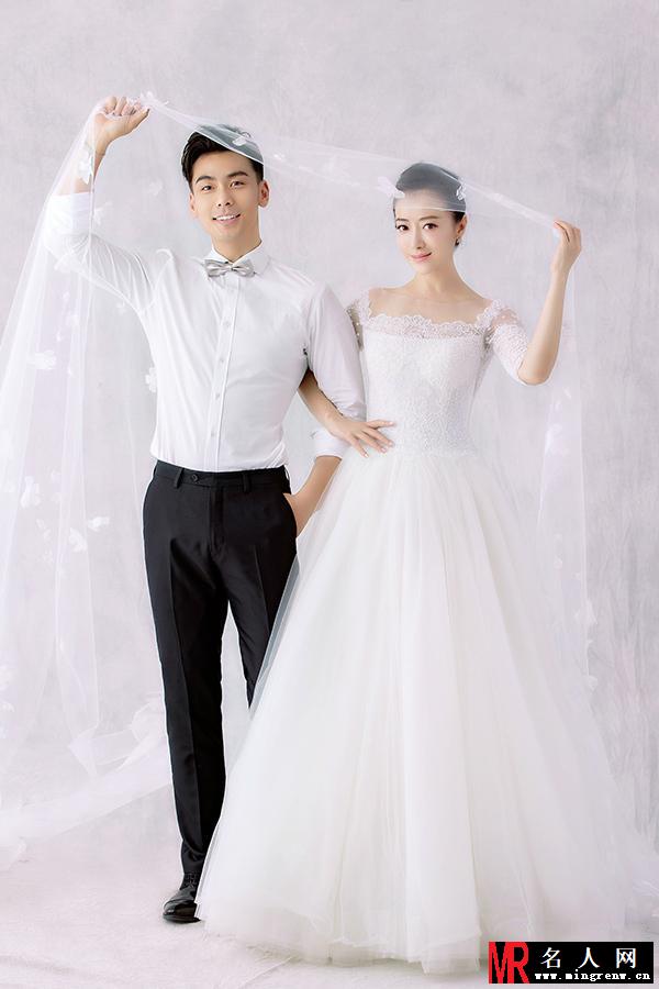 陈紫函戴向宇婚纱照曝光 浪漫演绎童话爱情(1)