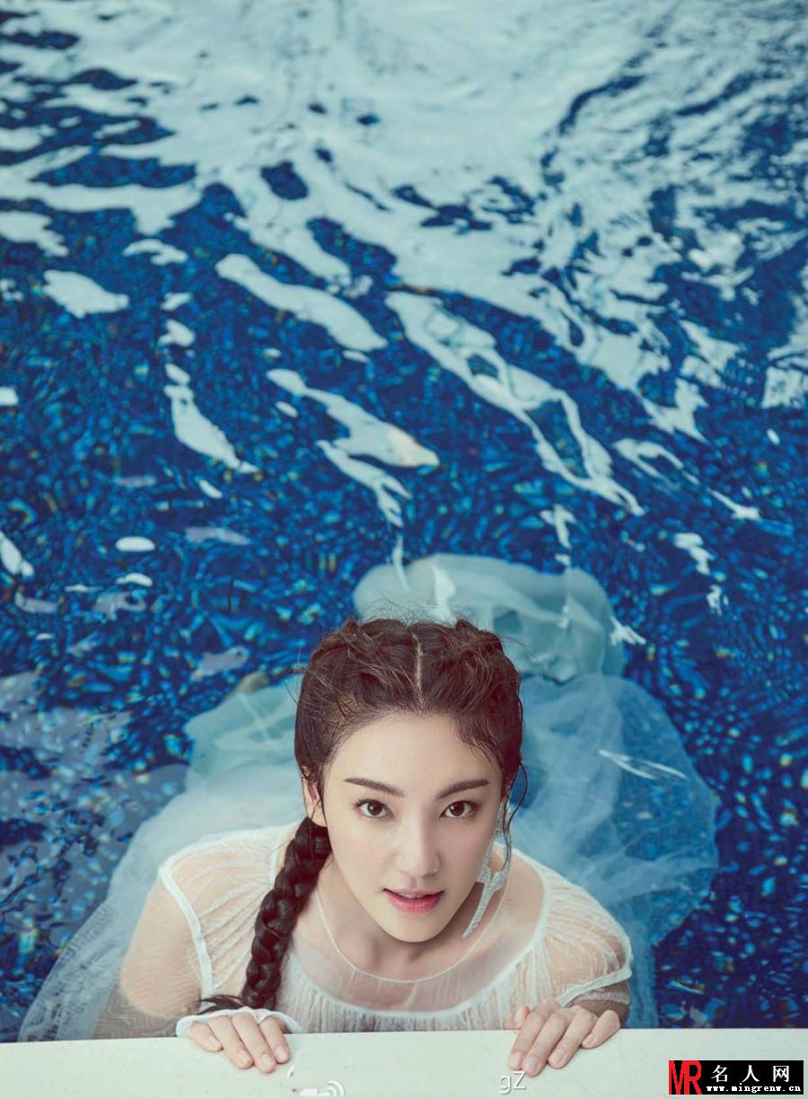 张雨绮性感美人鱼大片 展湿身诱惑(1)