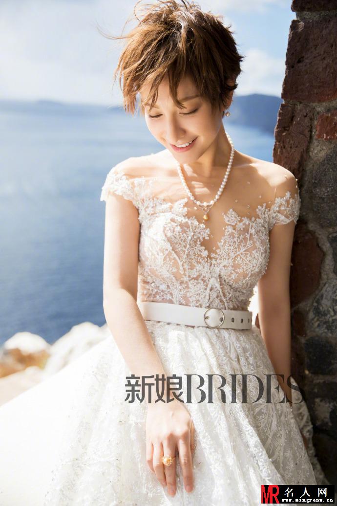 吴昕婚纱写真曝光 华丽蜕变优雅女神(1)