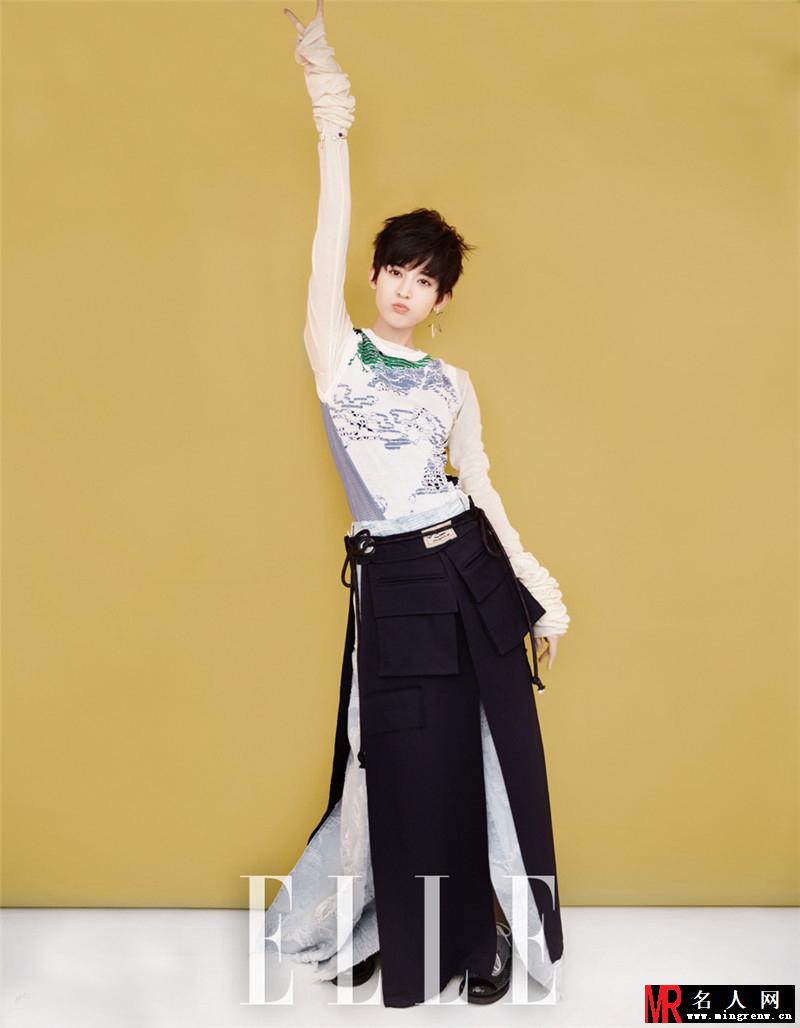 古力娜扎《ELLE》三月刊写真(1)
