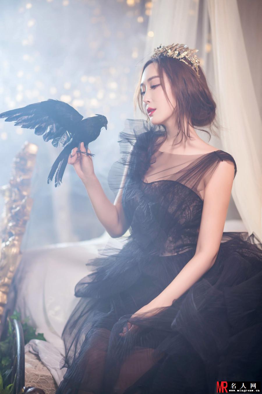 杜若溪天鹅湖大片 简直美若天仙！(1)