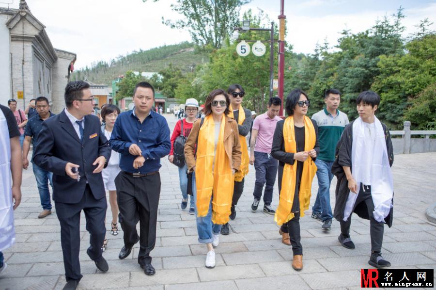 关之琳出游心情大好 笑容灿烂气质温柔淡雅(1)